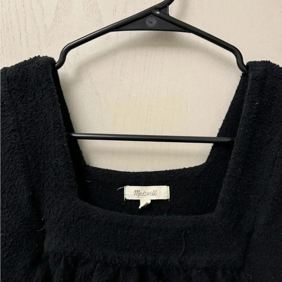 Black‎ Madewell Texture & Thread Butterfly Top Size S EUC - Picture 3 of 10